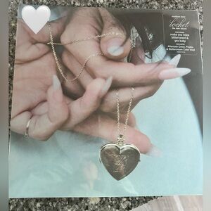 Gold Heart Locket Necklace